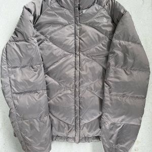 North face Women’s Silver Winter coat in waist length